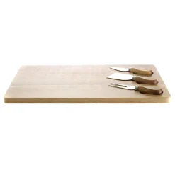 Acacia Wood Cheese Knife Set & Board