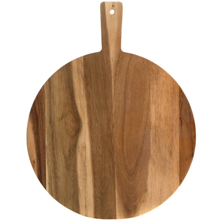 Acacia Wood Pizza Set with Cutter