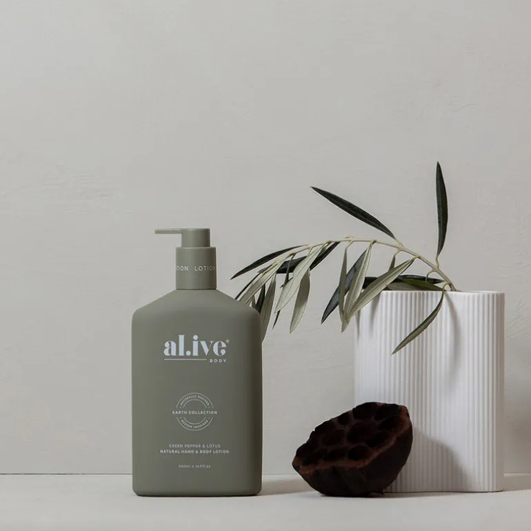 al.ive Body Green Pepper & Lotus Wash & Lotion Duo