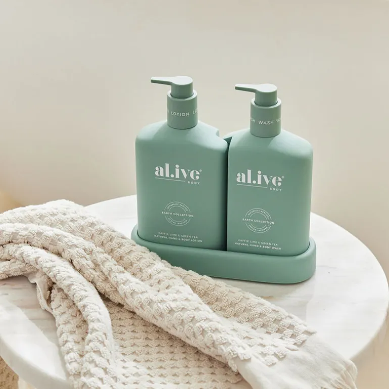 al.ive Body Kafir Lime & Green Tea Wash & Lotion Duo
