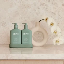 al.ive Body Kafir Lime & Green Tea Wash & Lotion Duo