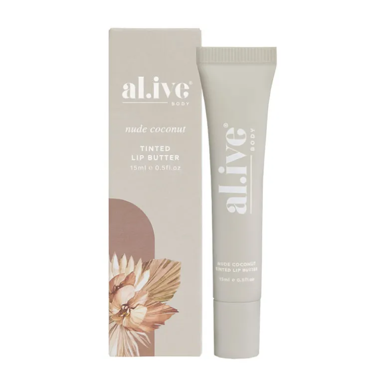 al.ive Body Lip Butter - Nude Coconut