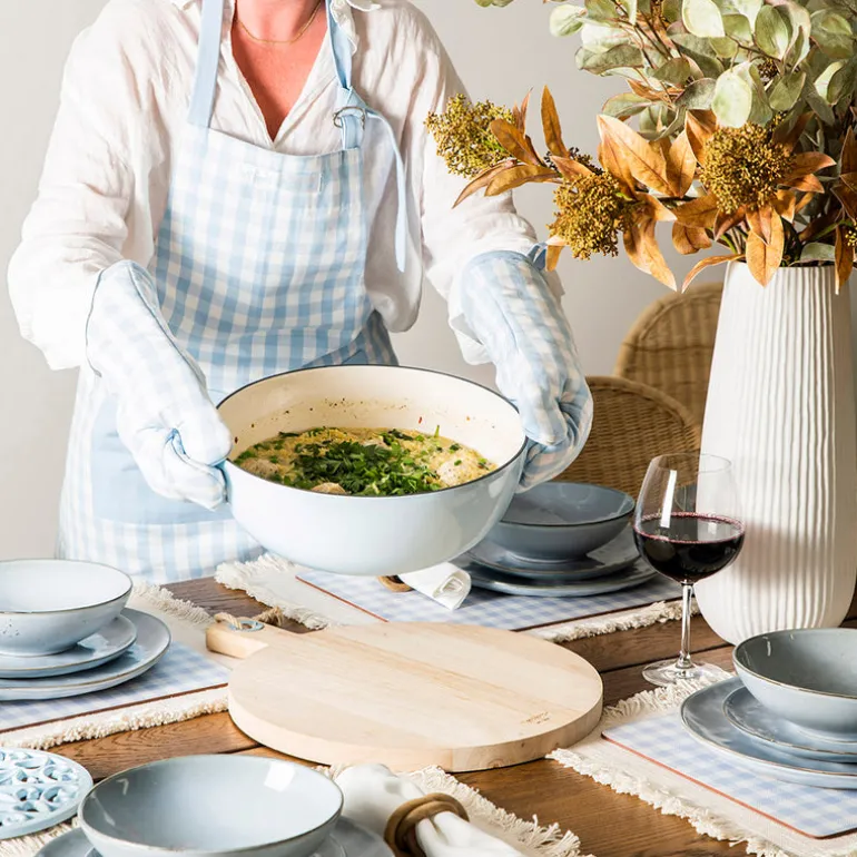 Apron Gingham Print