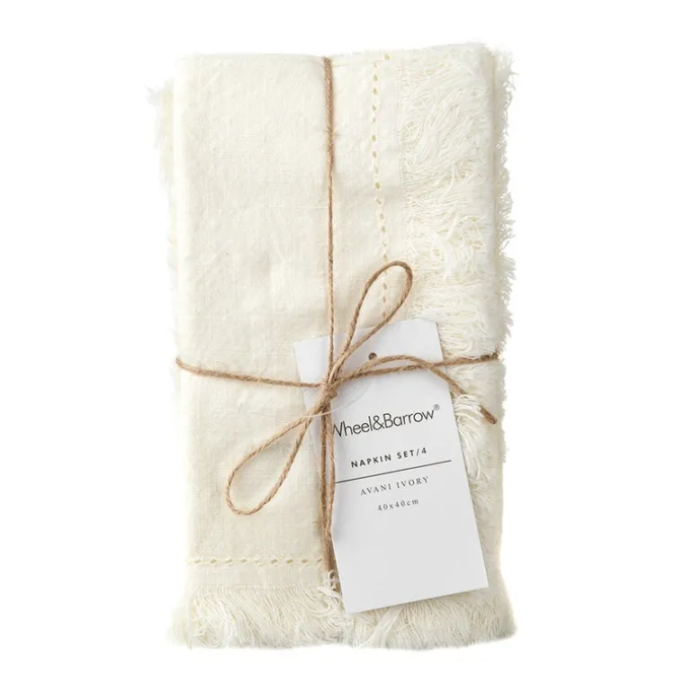 Avani Napkin Set Ivory