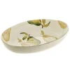 BOWL Oval Ceramic Pears 35x24cm