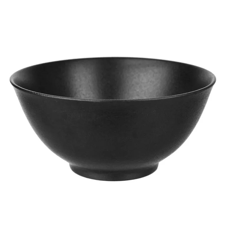 Bowl Round Black 15cm