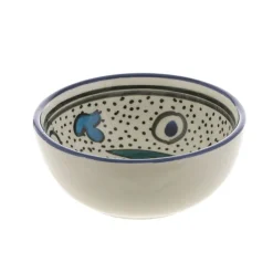 BOWL Round Fish Red/Blue/Green 10cm
