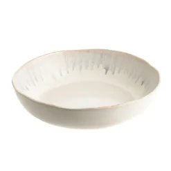 Bowl Stoneware Grey Rim 22.5cm