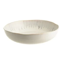 Bowl Stoneware Grey Rim 22.5cm