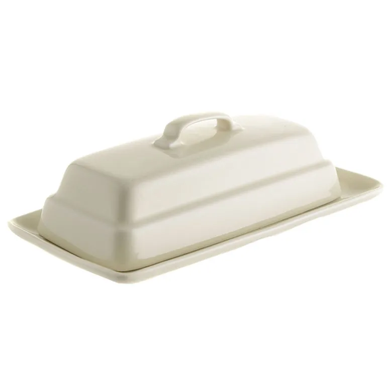 Butter Dish Cream Lid & Base Plate