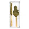 Cake Server Beaten Brass