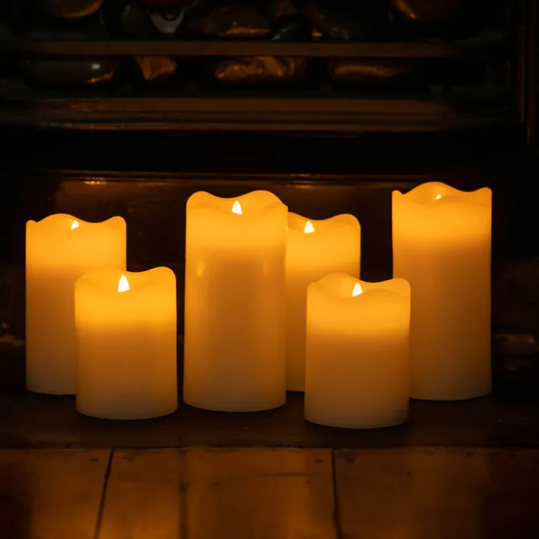 Candle - Flameless Pillar Set