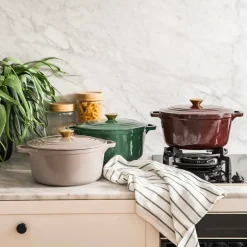 Casserole Pot Cast Iron Chocolate 4.6L