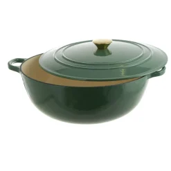 Casserole Pot Cast Iron Green 7L