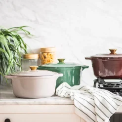 Casserole Pot Cast Iron Green 4.6L