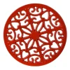 Cast Iron Trivet Red