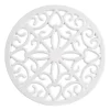 Cast Iron Trivet White