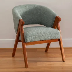 Chair Sage Green Boucle