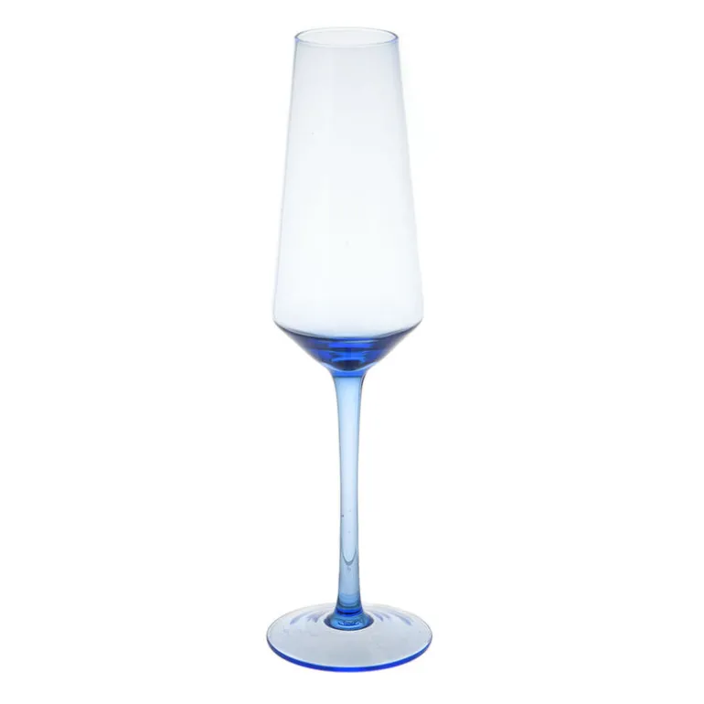 Champagne Flute Cornflower Blue