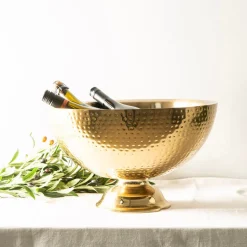 Champagne Tub Hammered Gold