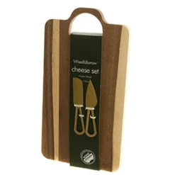 Cheese Set - Acacia Board with 2 Knives