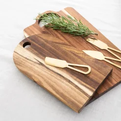 Cheese Set - Acacia Board with 2 Knives