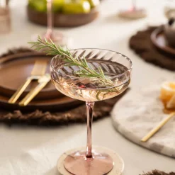 Chocolate Marble Round Coaster Set/4