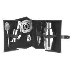 Cocktail Set 6 Piece Leatherette