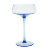 Coupe Glass Cornflower Blue