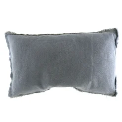 CUSHION with Fringe Blue 30x50cm