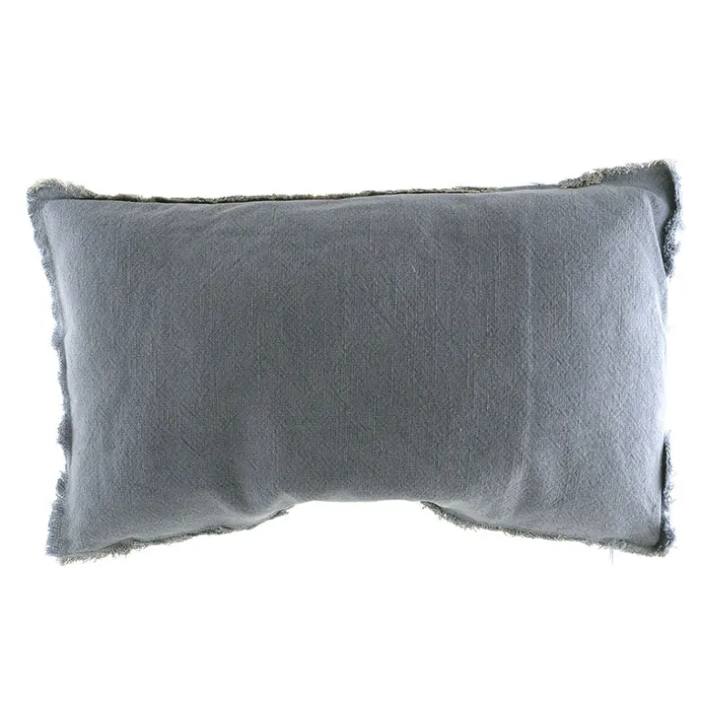 CUSHION with Fringe Blue 30x50cm