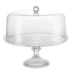 Cut Acrylic Cake Stand & Dome
