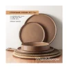 Dinner Set Stoneware Straight Leather 12pce