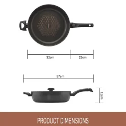Essteele Per Salute Covered Saute Pan