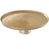 Footed Plate Duomo Gold 28cm