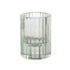 Glass Candle Holder Clear