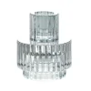 Glass Candle Holder Pale Blue