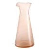 Glass Carafe Bubble Pink