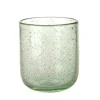 Glass Tumbler Bubble Green