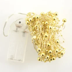 Gold Bead String Lights