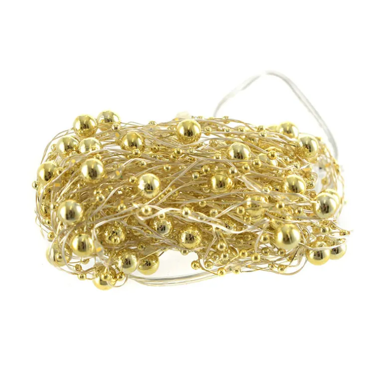 Gold Bead String Lights