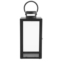 Lantern Steel Matte Black 30cm