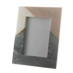 Marble & Brass Photo Frame 25x20cm