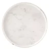 Marble Round Tray White 31x31x2cm