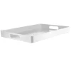 Melamine Hammered Tray White