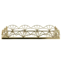 Mirror Base Tray Rectangle Gold 45cm