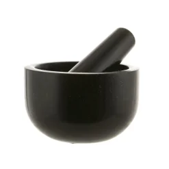 Mortar & Pestle Black Granite