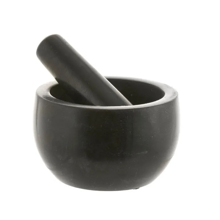 M&P Black Granite Round Base 13x9cm