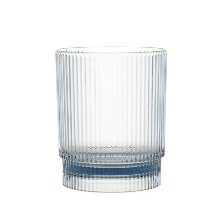 MS Ribbed Blue Tumbler