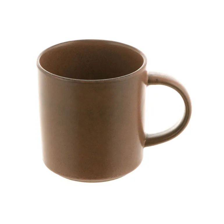 Mug Set Stoneware Straight Leather